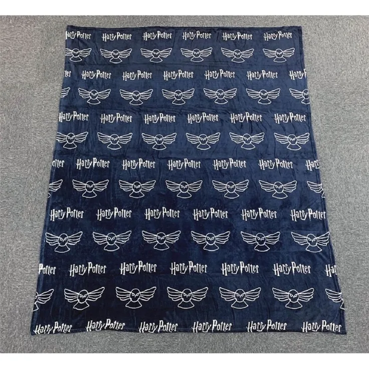 Harry Potter Decke – Wohndecke 130x170 cm für Kinderzimmer und mehr