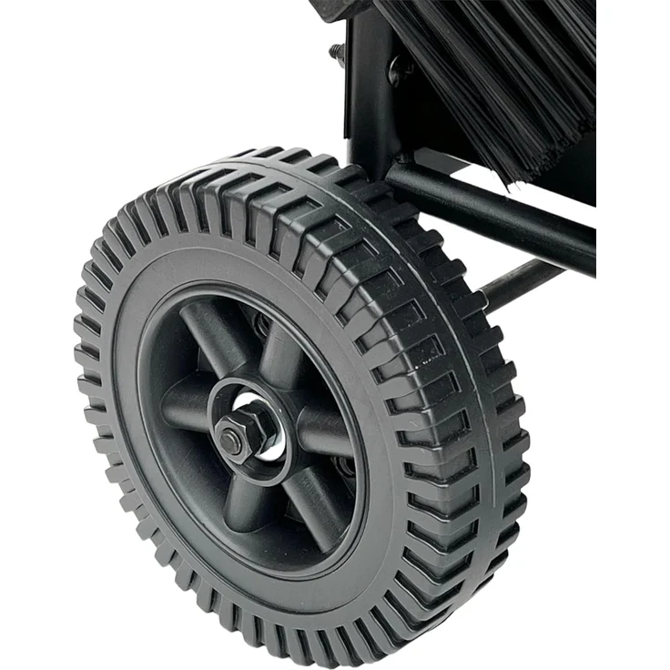 DanDiBo Kaminholzregal Innen Metall Schwarz Kaminholzständer 80 cm mit Kaminbesteck und Rädern 96358 Kaminholzwagen – Bild 7