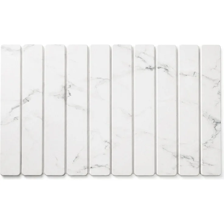 Diatomit-Abtropfmatte für Küchenarbeitsplatte, saugfähig und hitzebeständig, Dekor L11, 40 x 30 cm