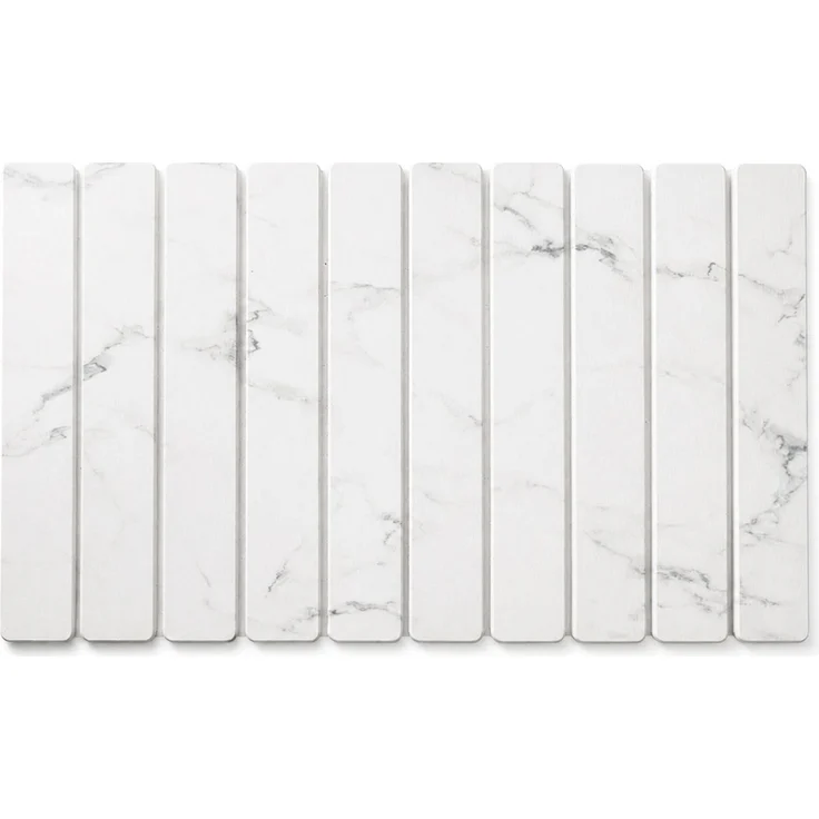 Diatomit-Abtropfmatte für Küchenarbeitsplatte, saugfähig und hitzebeständig, Dekor L11, 40 x 30 cm – Bild 1