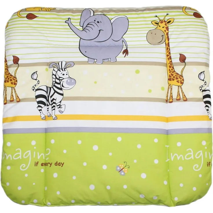 Primawela Wickelauflage Baby Wickeltischauflage Auflage für Wickeltisch - Safari
