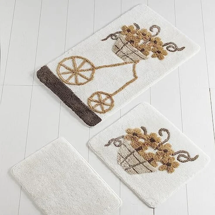 Setmat Set (3-teilig) beige mit Trolley-Design – Bild 3