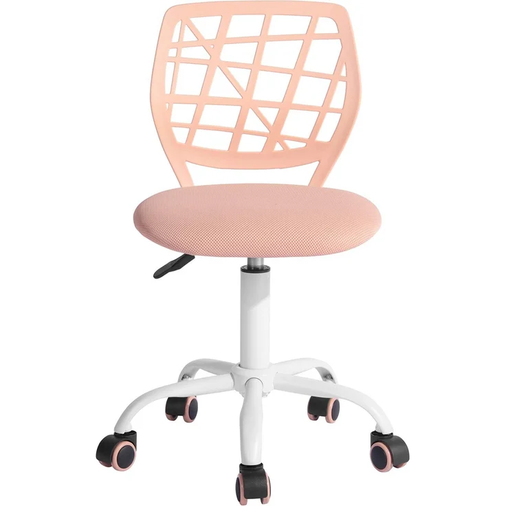 FurnitureR Home Office Stuhl, ergonomischer höhenverstellbarer Drehstuhl mit Rollen, moderner Computerstuhl für Arbeitszimmer und Büro