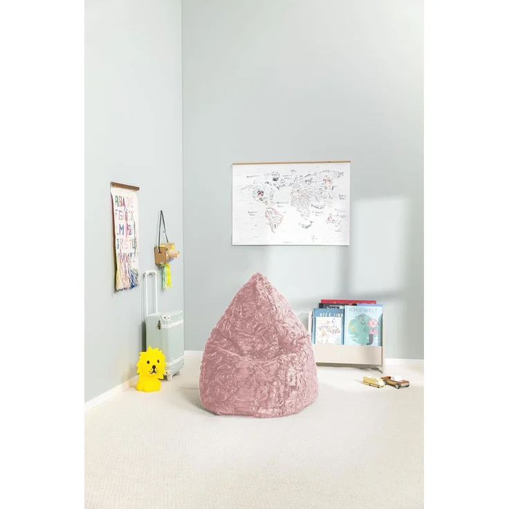 Sitting Point Sitzsack Fluffy L ca. 120 Liter Altrose – Bild 4