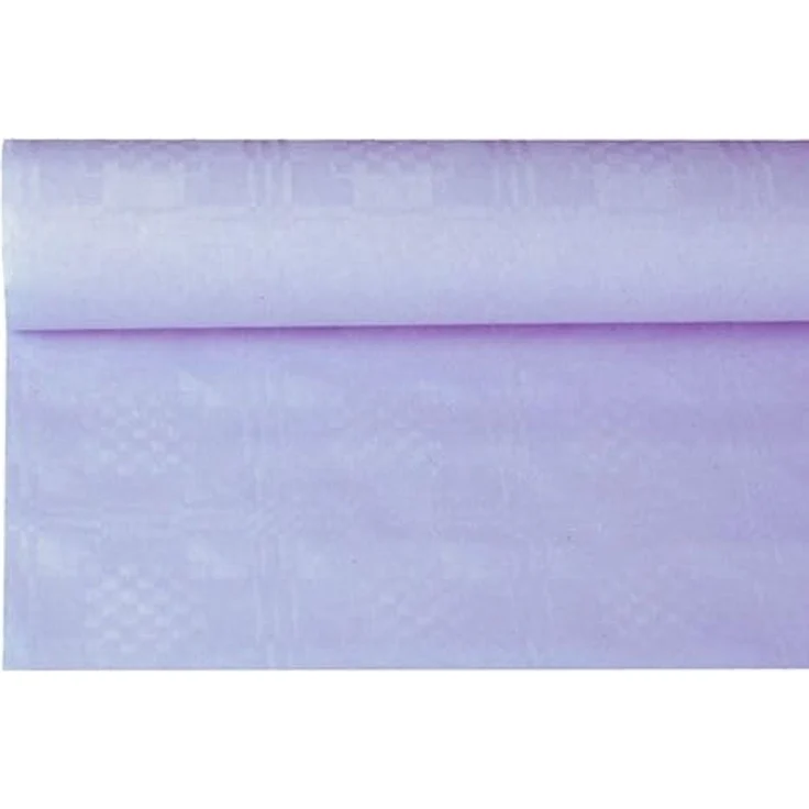 Papiertischtuch mit Damastprägung 8 m x 1,2 m flieder