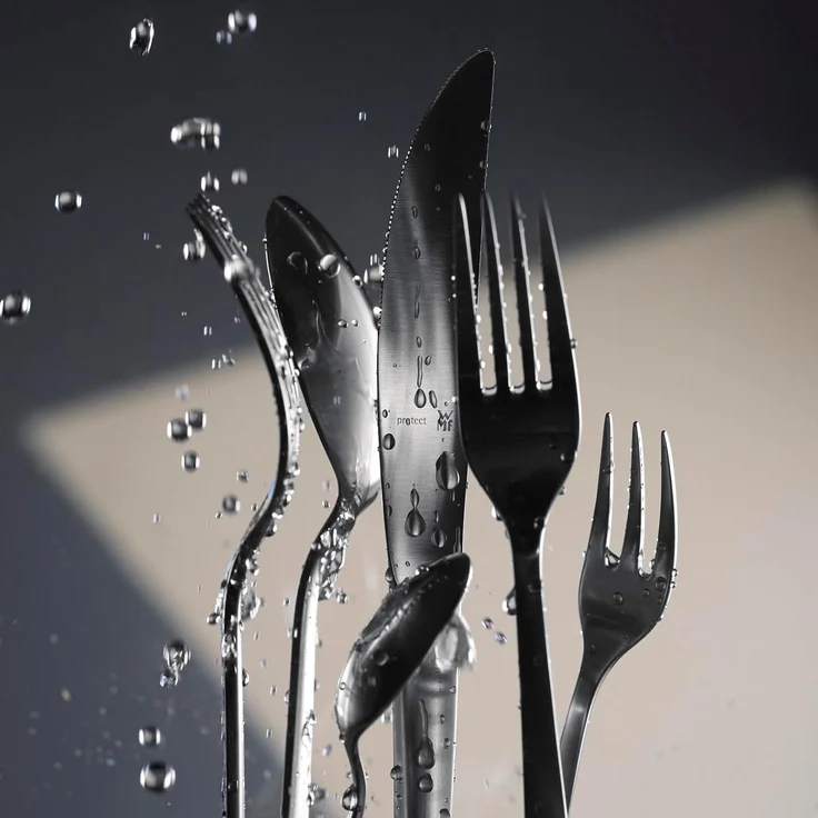 WMF 'Flame' Besteckset, Cromargan Edelstahl silber, 30-tlg. – Bild 5