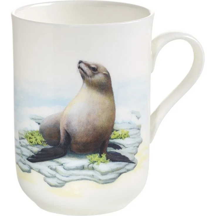 Becher SEEHUND 350 ml ANIMALS of the world / Maxwell & Williams Bone China / Trinkbecher / Porzellantasse