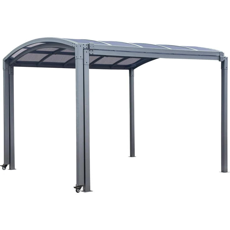 Tepro Pavillon Chicago 290 x 302-560 cm anthrazit Gartenzelt Gartenpavillon – Bild 4