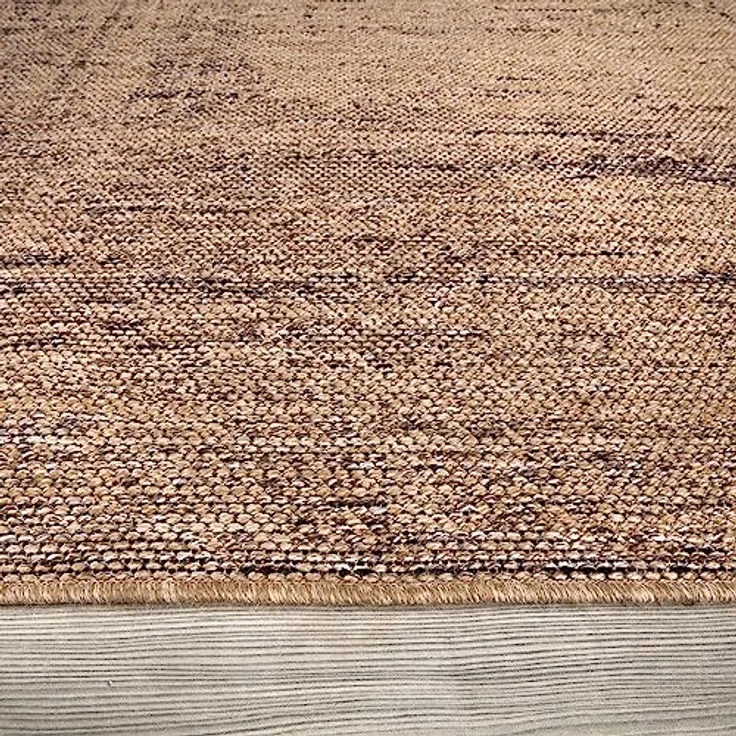TT Home Teppich Diele, Flur, Küche, Außenbereich, Rechteckig, Höhe: 4 mm, Waschbarer In-& Outdoorteppich Wetterfest Terrasse Uni Moderner Boho A – Bild 3