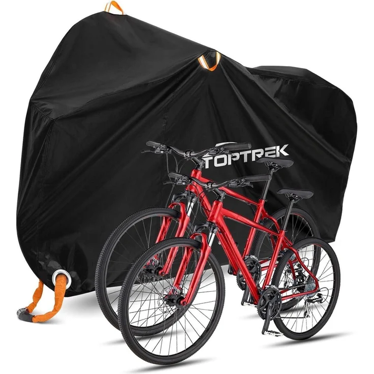 Toptrek 2-Fahrradabdeckung 210D Wasserdicht Oxford-Gewebe 210x110x95cm – Bild 1
