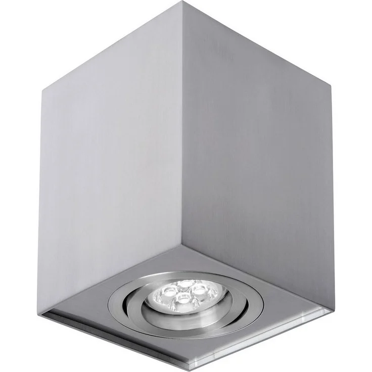 Deckenspots silber D-97mm GU10 IP20 quadratisch – Bild 1