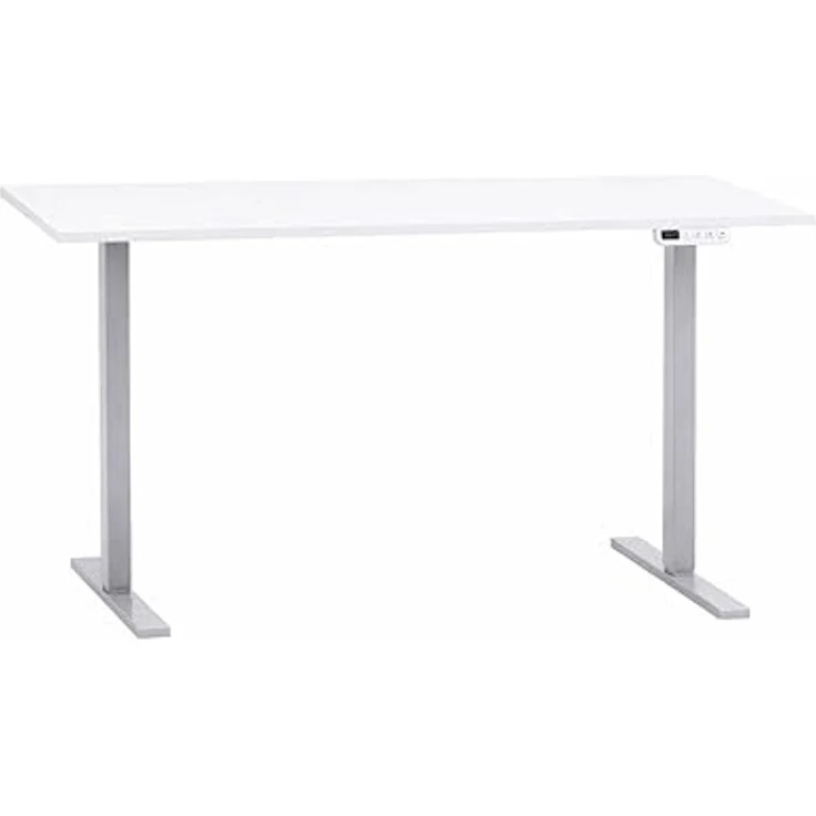 Schildmeyer Schreibtisch Metz mit elektrischer Höhenverstellung 702085, weiß matt, 138 x 60 x 72,7-117,2 cm – Bild 3