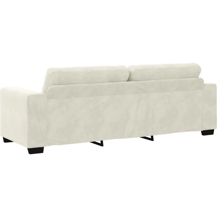 vidaXL Sofa Set 3 stk. 6-Sitzer Creme 221 x 78 x 80 cm Samt 3324647 – Bild 9