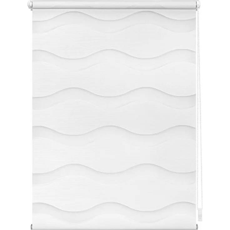 Lichtblick Sonnenschutzsysteme GmbH Doppelrollo Stockholm 45 cm x 150 cm (BxL) Weiß Duo Rollo in extravagantem Stil; Klemm- und schraubbar; Lichtdurchlässig und blickdicht – Bild 6