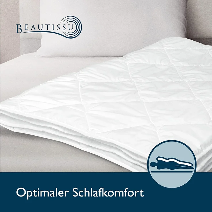 Beautissu BeauNuit JD Bettdecke 4 Jahreszeiten 135x200 cm – Bild 9