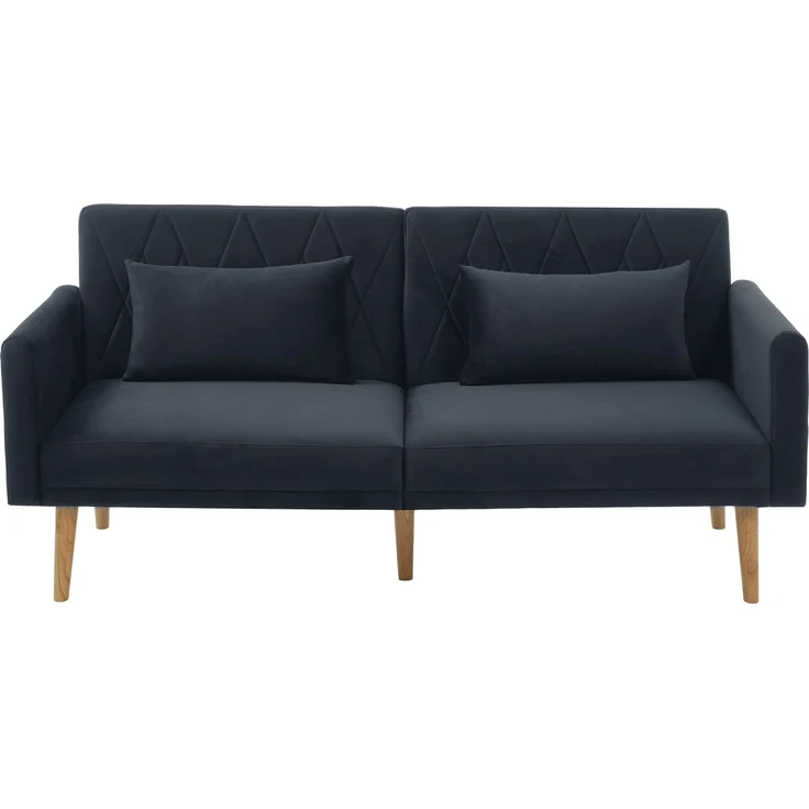 ZUBALIYA Schlafsofa 75x82 cm, mit Samtbezug, mit breiten Armlehnen, mit Schaumstoffpolsterung, ohne aufwendige Montage – Bild 12