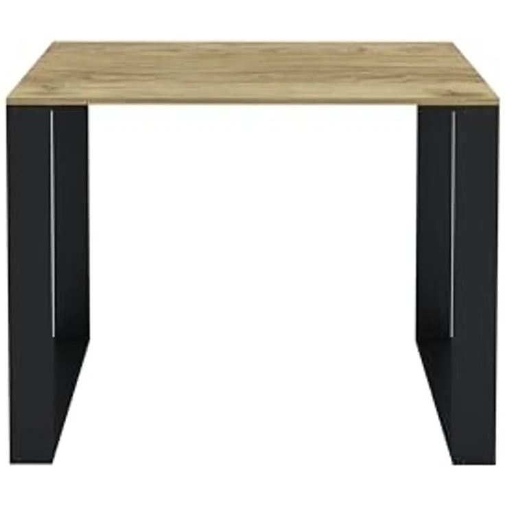 AKKE Esstisch, Esszimmertisch LOFT Schwarze Beinen Küchentisch Bürotisch 2mm-PVC – Bild 5