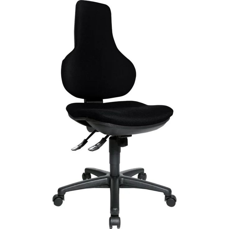 Topstar 'Ergo Point' Bürodrehstuhl höhenverstellbar, Polyester schwarz, 45 x 60 x 45 cm – Bild 1