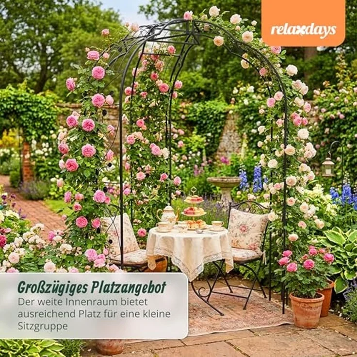 Rosenpavillon aus Metall 10052889 – Bild 3