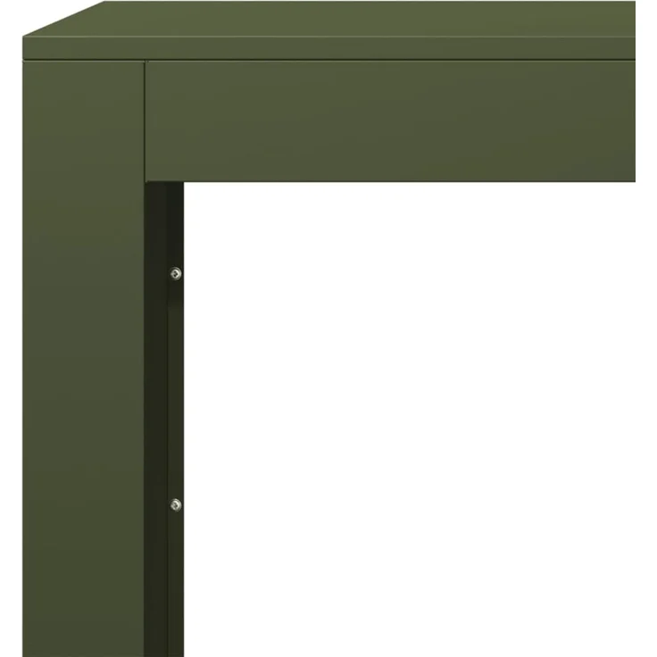 vidaXL Brennholzregal Grün 100x40x60 cm Stahl 850985 – Bild 6