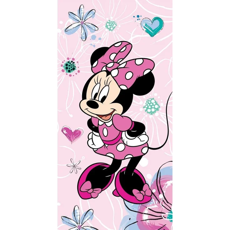Disney Badetuch Duschtuch Badetuch Minnie Mouse 70 x 140 cm 100% Baumwolle, Baumwolle – Bild 1
