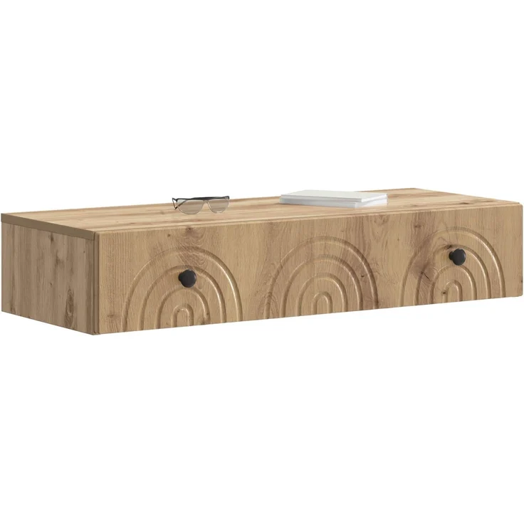 vidaXL Wandmontierter Beistelltisch 87,5 x 34,5 x 17 cm Holzwerkstoff 898164 – Bild 3