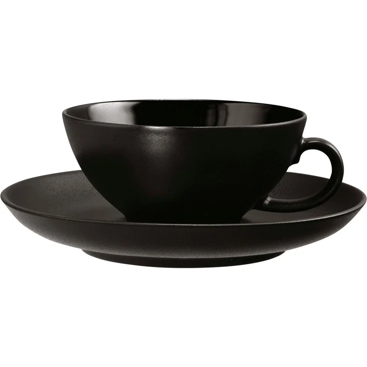 Seltmann Weiden Tasse Liberty - Velvet Black, 1-tlg, Porzellan, Teeobertasse klein 0,14 l – Bild 1
