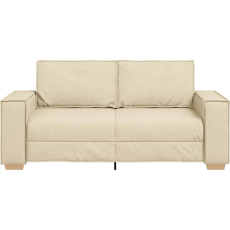 vidaXL 2-Sitzer Sofa Creme 180x78x84 cm Stoff 4104987 – Bild 3