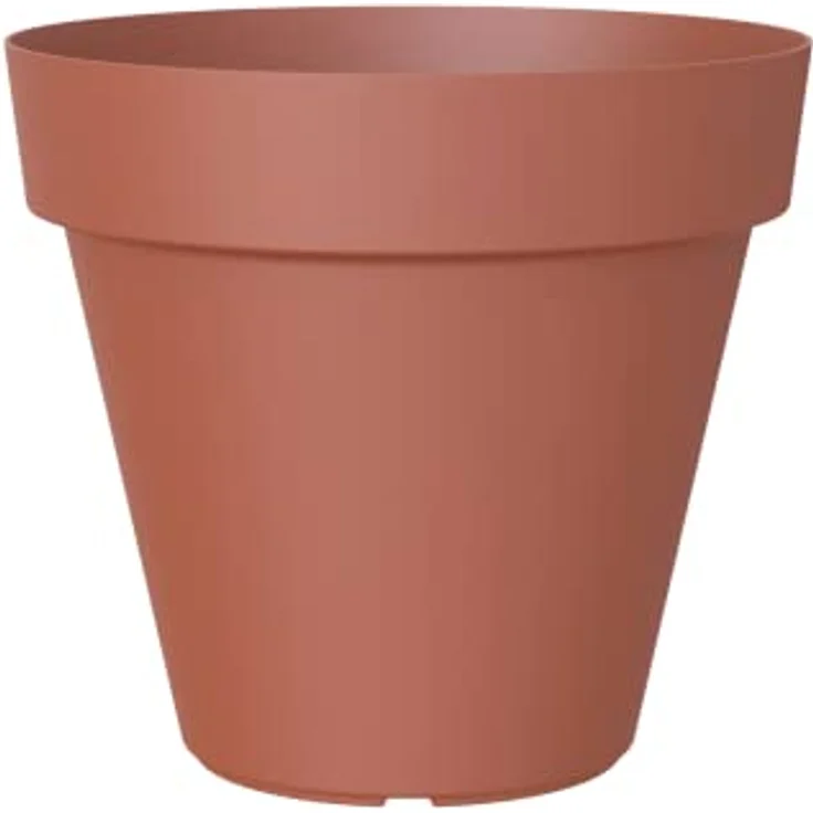 Artevasi Capri-Topf, Runder Plastiktopf, 35cm, Farbe: Terrakotta – Bild 2