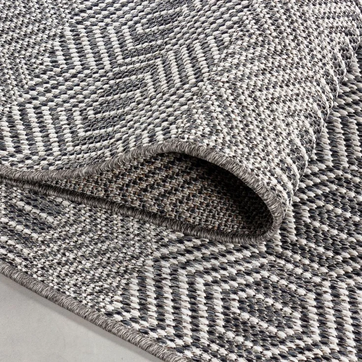 Carpettex Outdoorteppich Boho-Design, Läufer, Höhe: 7 mm, Outdoor Teppich Boho Design Wetterfest für Terrasse Balkon Küche – Bild 3