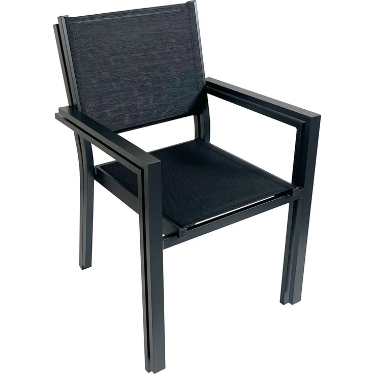 Gardissimo LIFE 7tlg. Alu Gartenmöbel Set Sitzgarnitur stapelbar mit Ausziehtisch – Bild 10