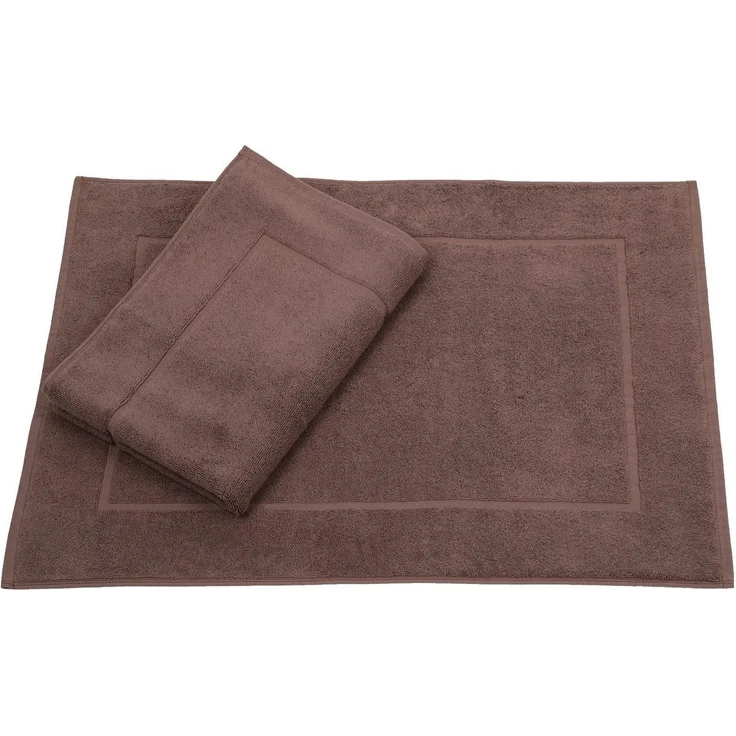 Betz Badematte 2er Set Badvorleger Premium Badematte Badteppich Größe 50x70 cm, beidseitig nutzbar, Baumwolle, Qualität 650g/m²