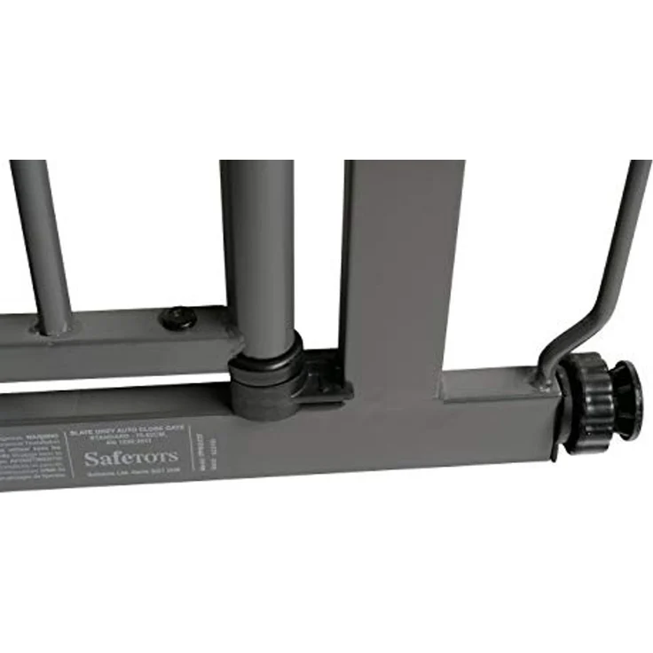 Bettacare Automatisch Schließendes Treppengitter, 75cm - 82cm, Schiefergrau, Druckmontage-Sicherheitsgitter, Babygitter, Sicherheitsschranke für Türen, Flure und Räume – Bild 4