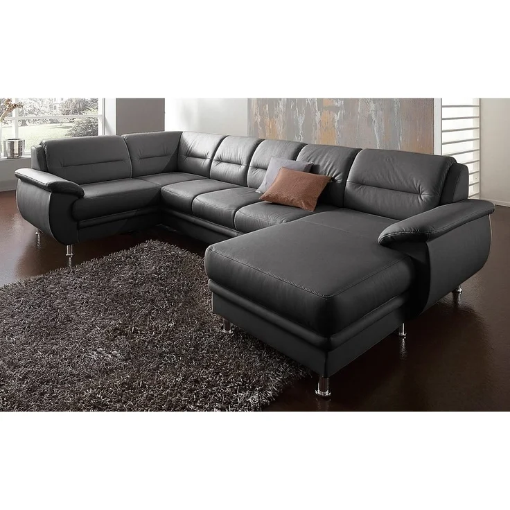 sit&more Wohnlandschaft Mailand U-Form, wahlweise mit Bettfunktion, frei im Raum stellbar – Bild 5