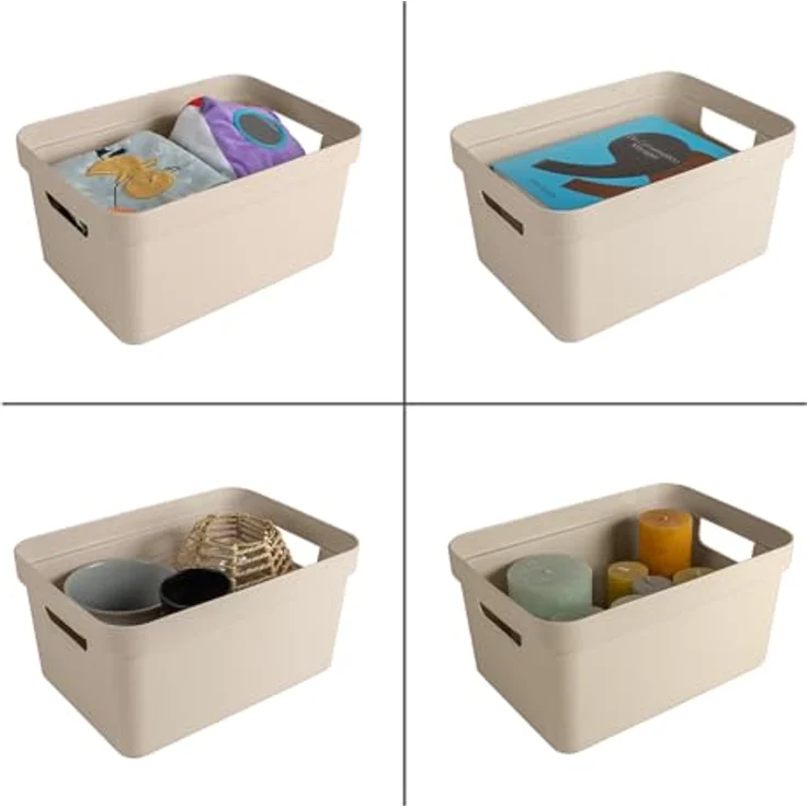 Sigma home Aufbewahrungsbox 13L beige – Bild 5