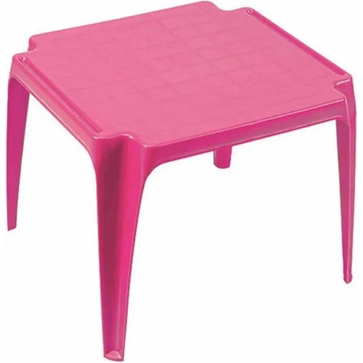 Progarden Kinder-Stapeltisch 50x50 cm, Höhe 44 cm, quadratisch, pink