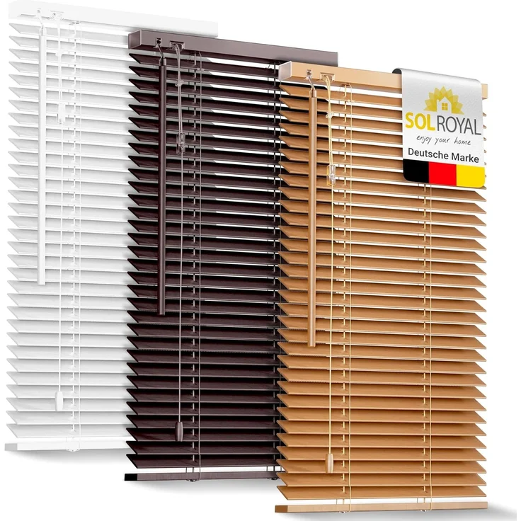 Sol Royal Jalousie SolDecor JH3, Holzjalousie Eiche