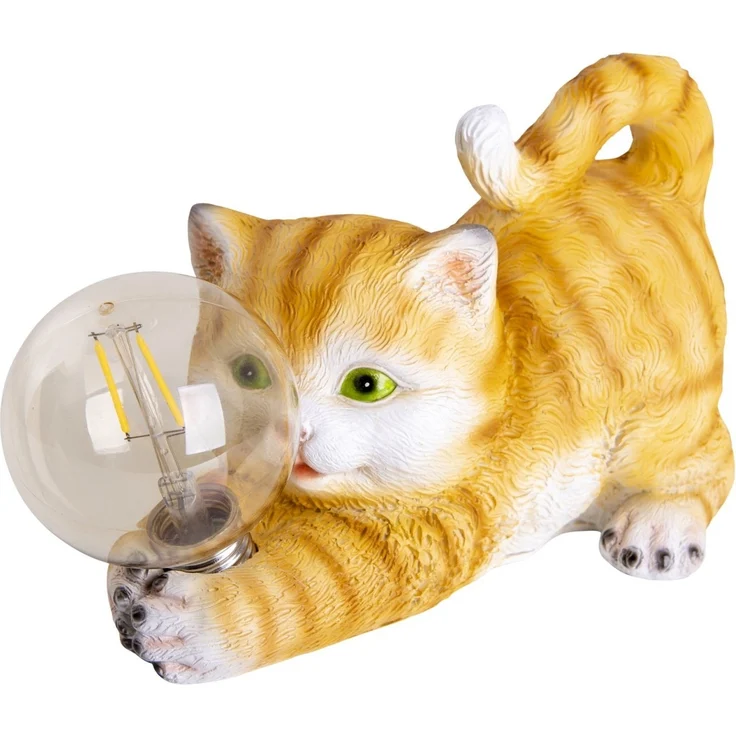 Solarleuchte Garten Katze Tier LED Solarlampe Außen Außenleuchte Solar 5265503 – Bild 1