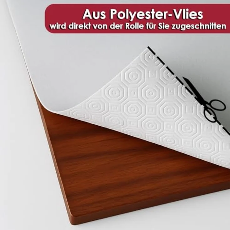 DecoHomeTextil Heimtextilmanufaktur Tischdecke Tischpolster Tischschoner Tischbelag Tischschutz Eckig Weiß – Bild 5