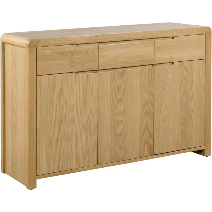 Julian Bowen Curve Sideboard, Eiche