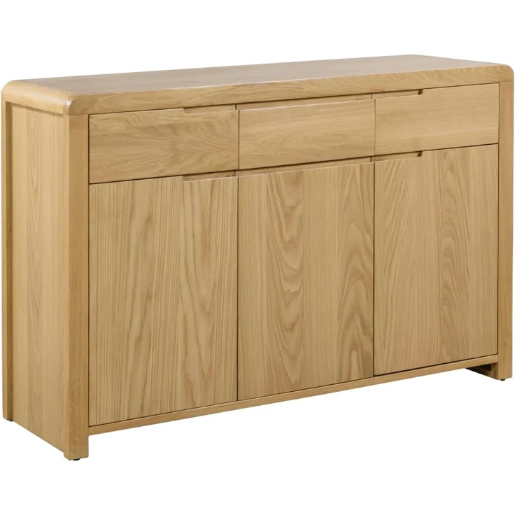 Julian Bowen Curve Sideboard, Eiche
