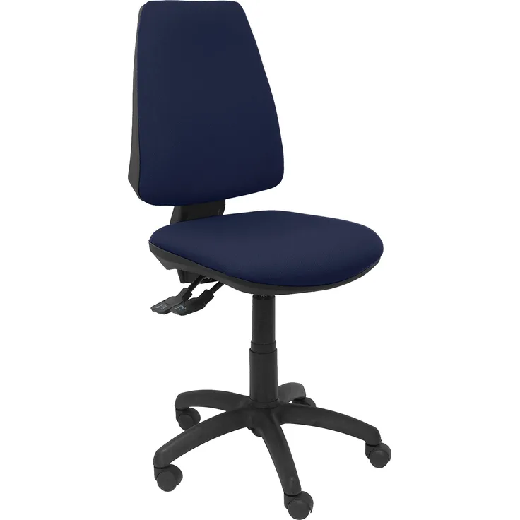 Piqueras and Crespo 14S – Ergonomic Office Chair with Synchro Mechanism, Nylon Castors, Fabric Bali Navy
