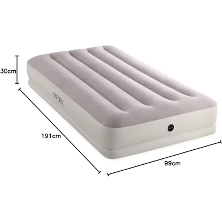 Intex Luftbett Dura-Beam Prestige mid-rise mit USB150 Pumpe 99 x 191 x 30 cm – Bild 7