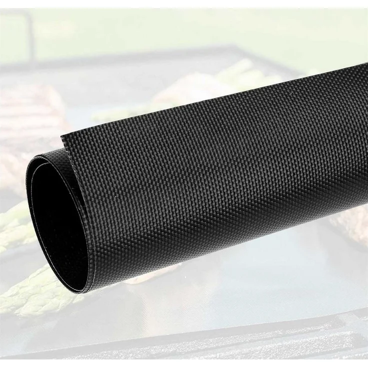 Lantelme Backmatte 2 Stück Set Backmatten Wiederverwendbar für Backblech beim Backen, Kohlefaserverbundstoff (2-tlg), 33x40cm für Backblech – Bild 3