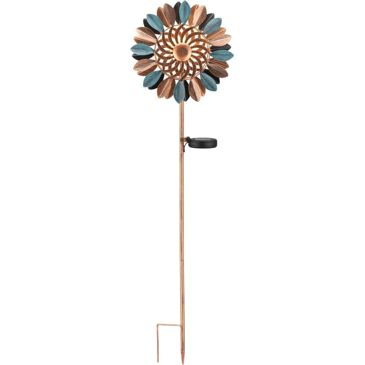 Ambia Garden Solarleuchte HÄNGELEUCHTE, Eisen multicolour, 12 x 92 x 25 cm, Outdoor – Bild 5
