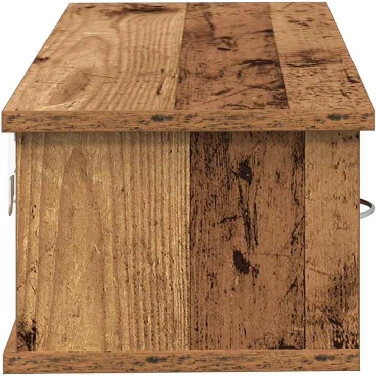 vidaXL Wandschrank Altholz-Optik 88x26x18,5 cm Holzwerkstoff 855860 – Bild 5