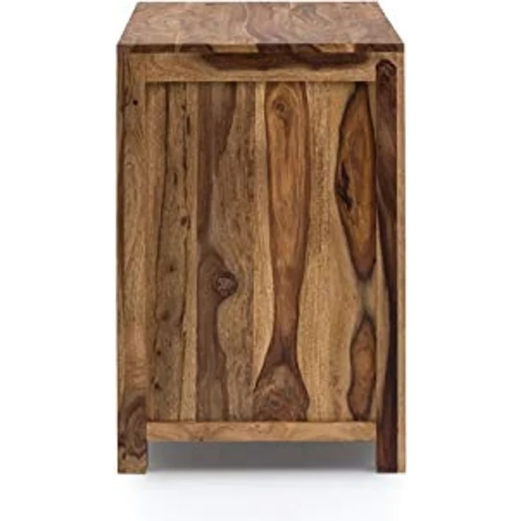 Waschtisch 80cm Akazie Massivholz braun Woodkings Laros Waschtischunterschrank Waschbeckenunterschrank Badmöbel 80x75x45 cm – Bild 7