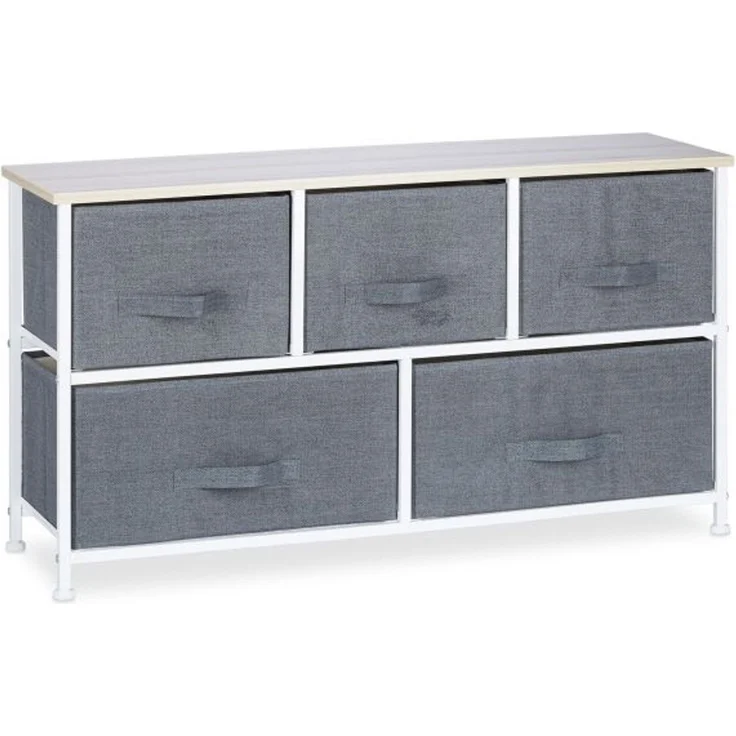 Relaxdays Regalsystem verschiedene Varianten grau – Bild 9