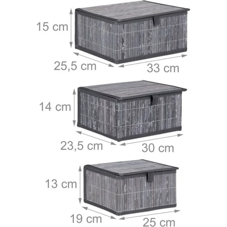 Aufbewahrungskorb 3er Set – Bild 4
