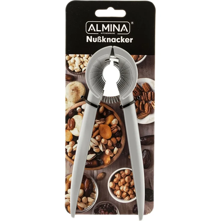 2in1 Nussknacker & Schraubverschlussöffner, ergonomisch & vielseitig - Grau – Bild 5